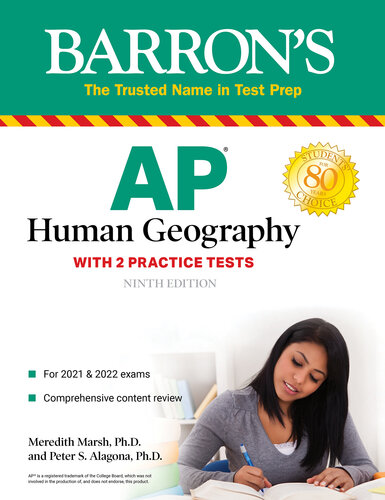 AP Human Geography: with 2 Practice Tests
