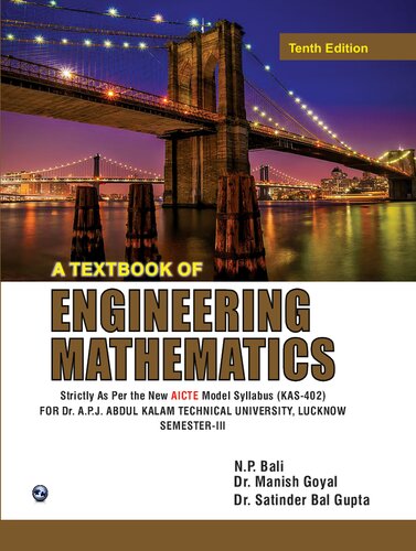 A Textbook of Engineering Mathematics For B.TECH. 2nd YEAR, SEMESTER III
