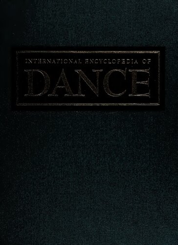 International Encyclopedia of Dance - Volume 3