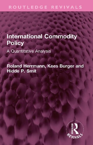 International Commodity Policy: A Quantitative Analysis