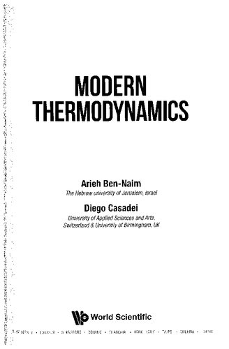 Modern Thermodynamics