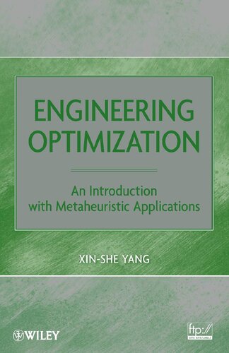 Engineering Optimization. An Introduction with Metaheuristic Applications