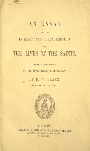Essay on Interest and Characteristics of Lives of Saints