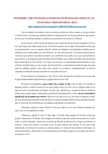 CRISTIANISMO: CÓMO ENCONTRAR LA VERDADERA PAZ INTERIOR AUN EN MEDIO DE LAS DIFICULTADES