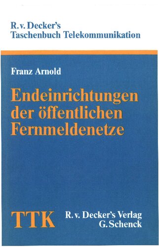 Endeinrichtungen der öffentlichen Fernmeldenetze