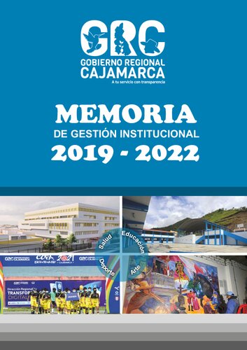 Memoria de gestión institucional 2019-2022