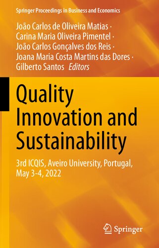 Quality Innovation and Sustainability: 3rd ICQIS, Aveiro University, Portugal, May 3-4, 2022