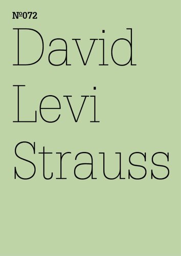 David Levi Strauss: Für den Fall, dass in der Zukunft etwas anderes kommt Joseph Beuys und der 11. September(dOCUMENTA (13): 100 Notes--100 Thoughts, 100 Notizen--100 Gedanken # 072)