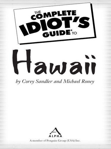 The Complete Idiot's Guide to Hawaii