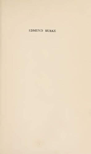 Edmund Burke: A Life