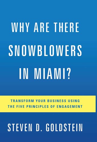 Why Are There Snowblowers in Miami?: Transform Your Business Using the Five Principles of Engagement
