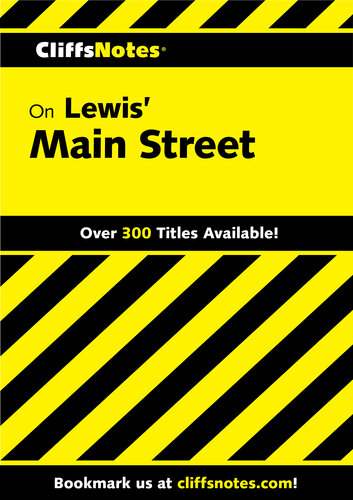 CliffsNotes on Lewis' Main Street