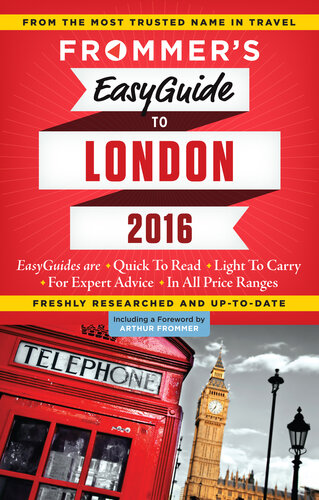 Frommer's Easyguide to London 2016