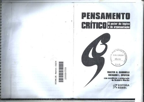 Pensamento crítico poder da lógica e da argumentação