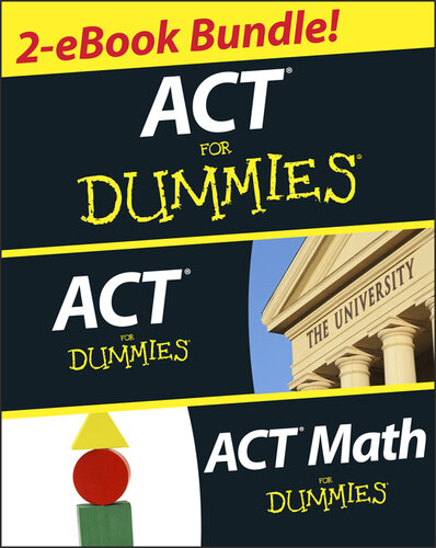ACT For Dummies Two eBook Bundle: ACT For Dummies & ACT Math For Dummies
