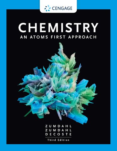 Chemistry An Atoms First Approach