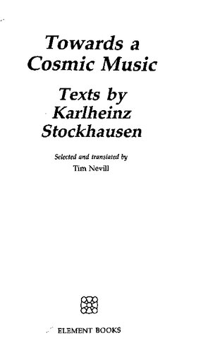 Towards a cosmic music