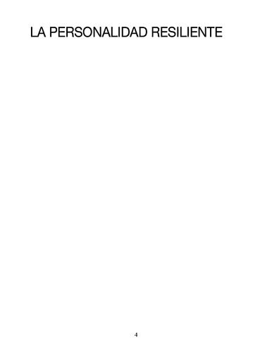 La personalidad resiliente