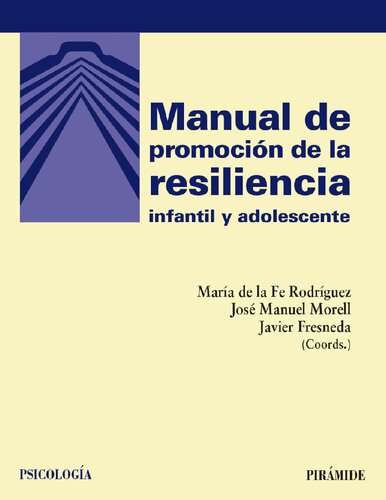 Manual de promoción de la resiliencia infantil y adolescente
