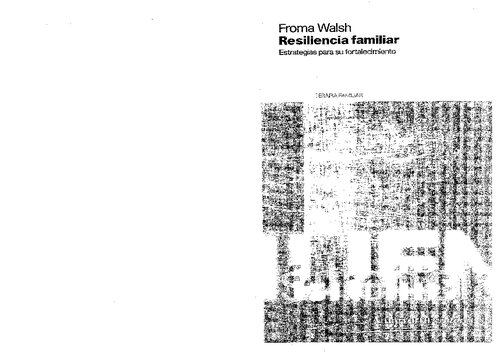 Resiliencia familiar. Estrategias para su fortalecimiento