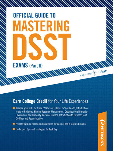 Official Guide to Mastering DSST Exams Volume II