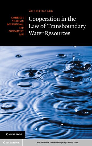 Cooperation in the Law of Transboundary Water Resources