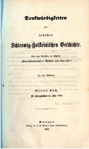Die Herzogtümer im Jahr 1850