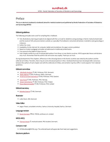 Obstetrics and Gynecology: Online textbook for medical students