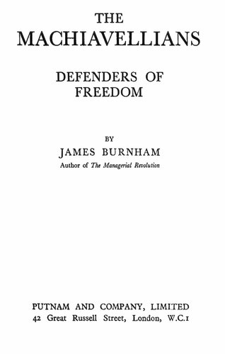 Machiavellians - Defenders of Freedom