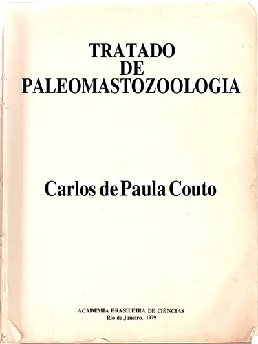 Tratado de Paleomastozoologia