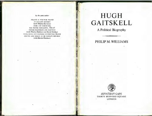 Hugh Gaitskell: A Political Biography