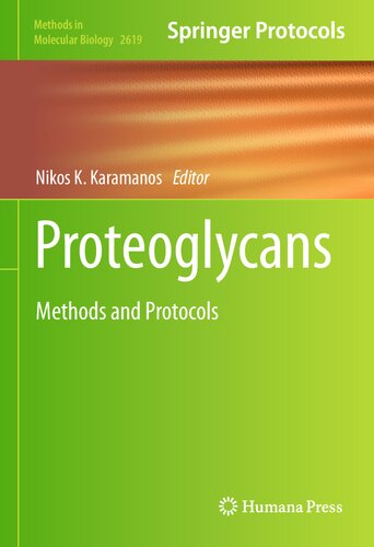 Proteoglycans: Methods and Protocols