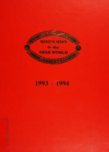 Who's Who in the Arab World, 1993-1994