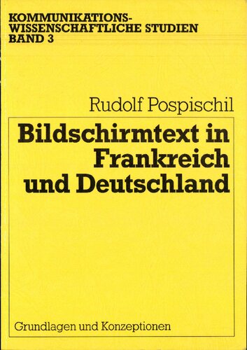 Bildschirmtext in Frankreich und Deutschland