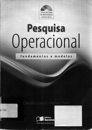 Pesquisa operacional: Fundamentos e Modelos