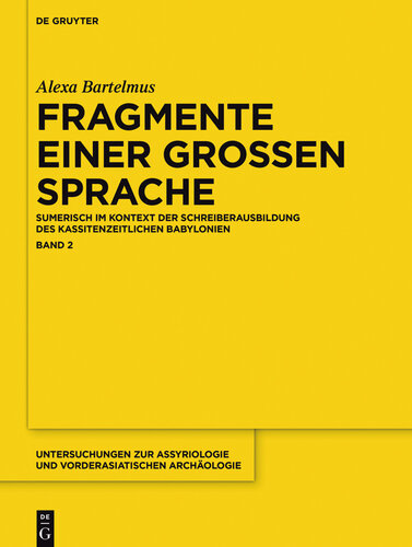 Fragmente einer großen Sprache: Fragmente Einer Grosen Sprache Band 2
