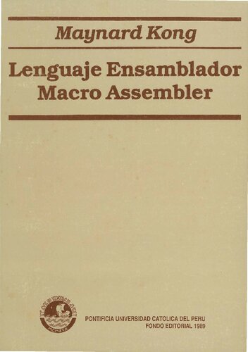 Lenguaje Ensamblador Macro Assembler