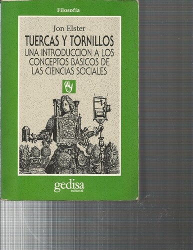 Tuercas y tornillos. Una introducción a los conceptos básicos de las ciencias sociales