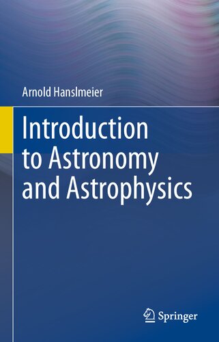 Introduction to Astronomy and Astrophysics