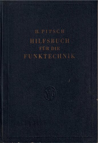 Hilfsbuch für die Funktechnik