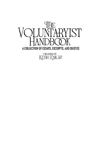 The Voluntaryist Handbook