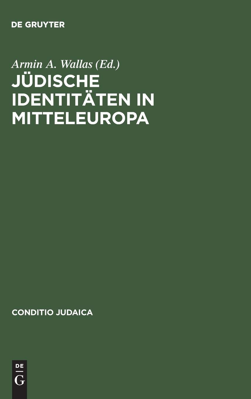 Jüdische Identitäten in Mitteleuropa: Literarische Modelle Der Identitätskonstruktion