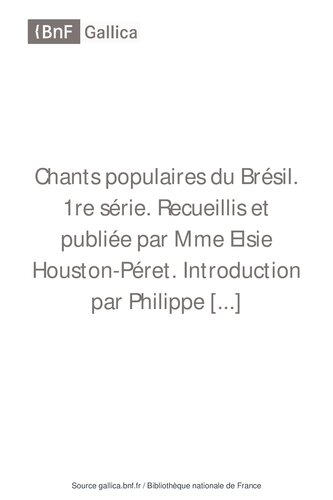 Chants populaires du Brésil