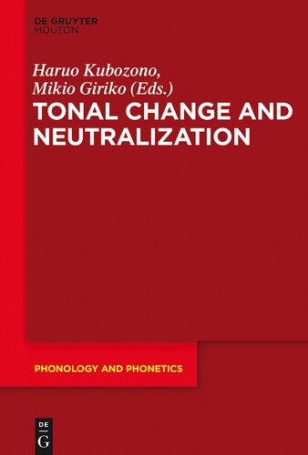 Tonal Change and Neutralization