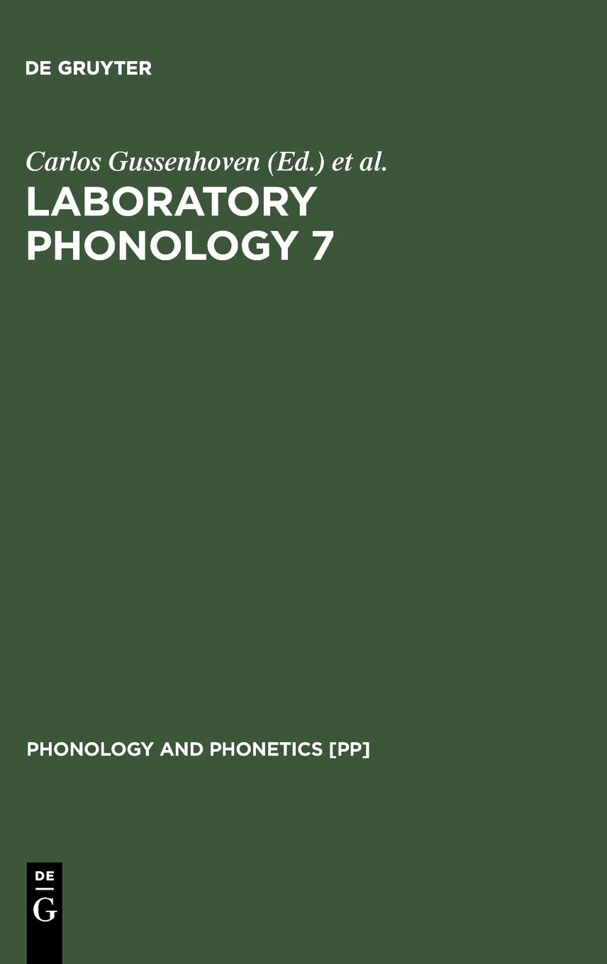 Laboratory Phonology 7