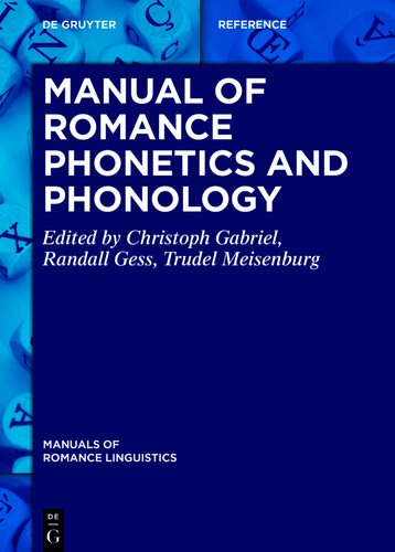 Manual of Romance Phonetics and Phonology