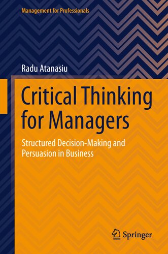 Critical Thinking for Managers