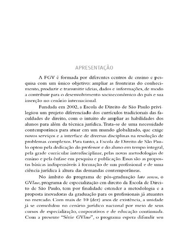 Contratos de Organização da Atividade Econômica