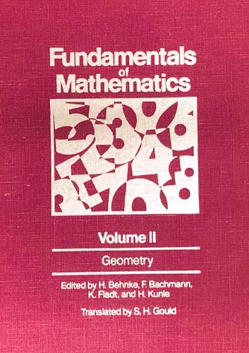 Fundamentals of Mathematics: Geometry