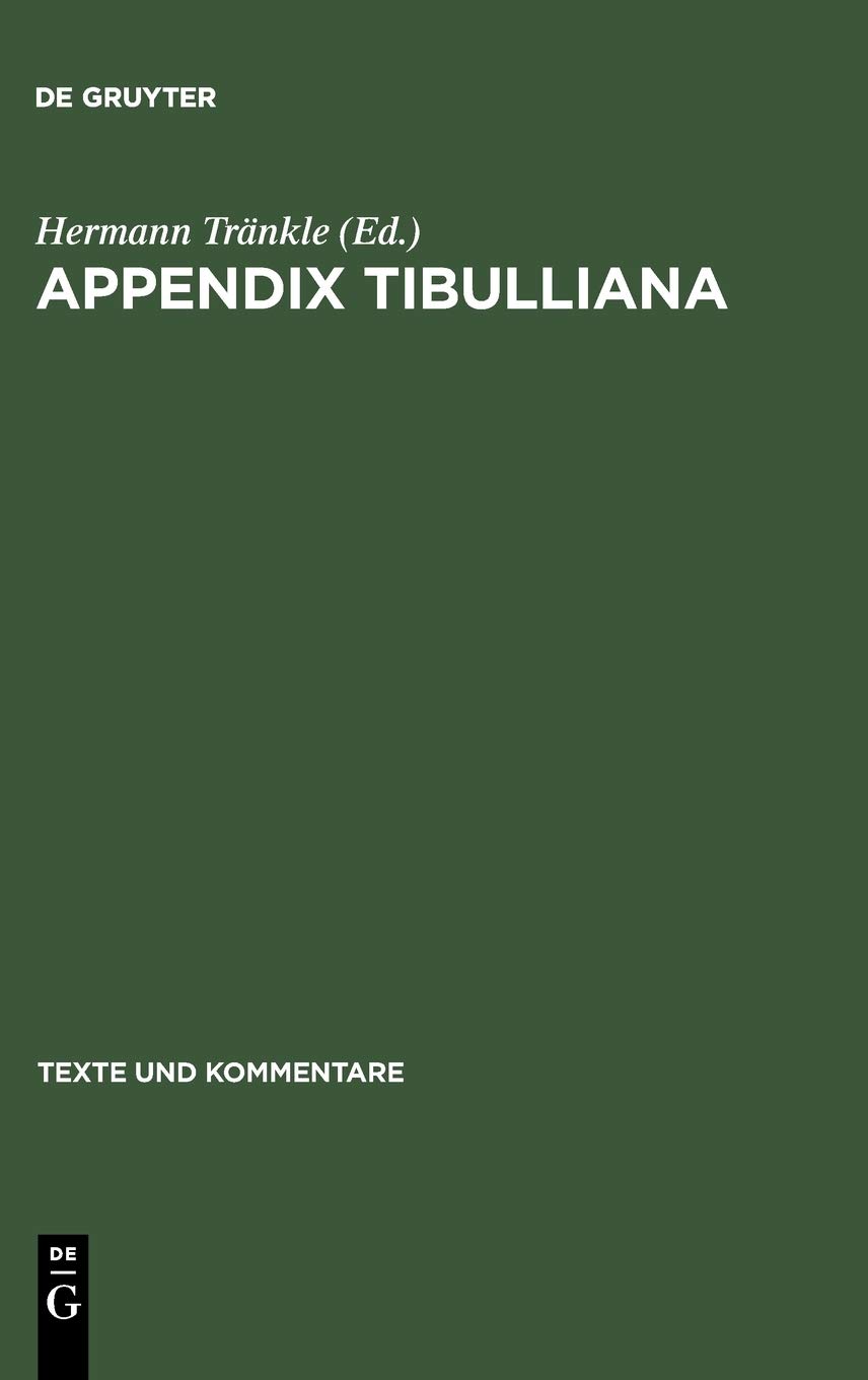 Appendix Tibulliana